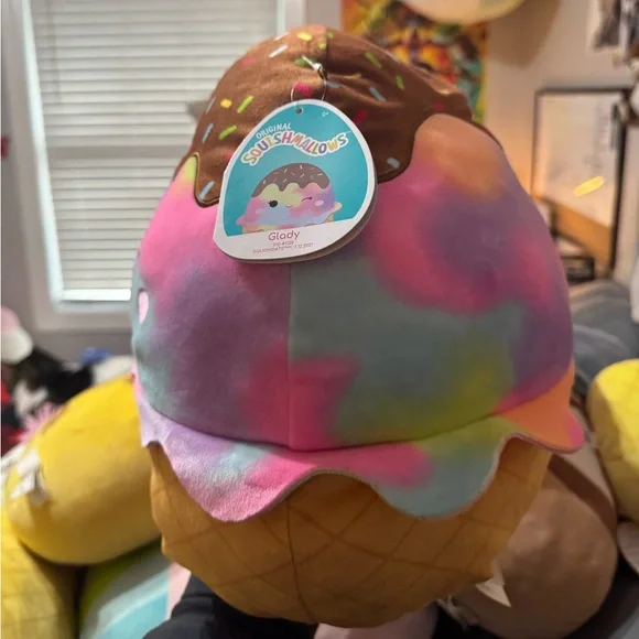 12” Glady the Ice Cream Squishmallow, pre-owned, like-new condition - Picture 2 of 2